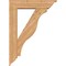 Ekena Millwork Funston Traditional Smooth Bracket w/ Offset Brace, Western Red Cedar, 7 1/2"W x 32"D x 44"H BKT0806X32X44FST01SWR - alternate 4
